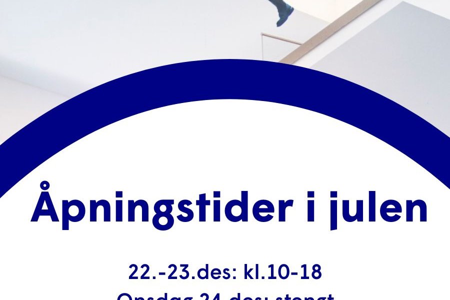 Åpningstider julen 2025, stående (ny)